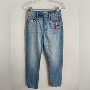 Madewell Embroidered Jeans